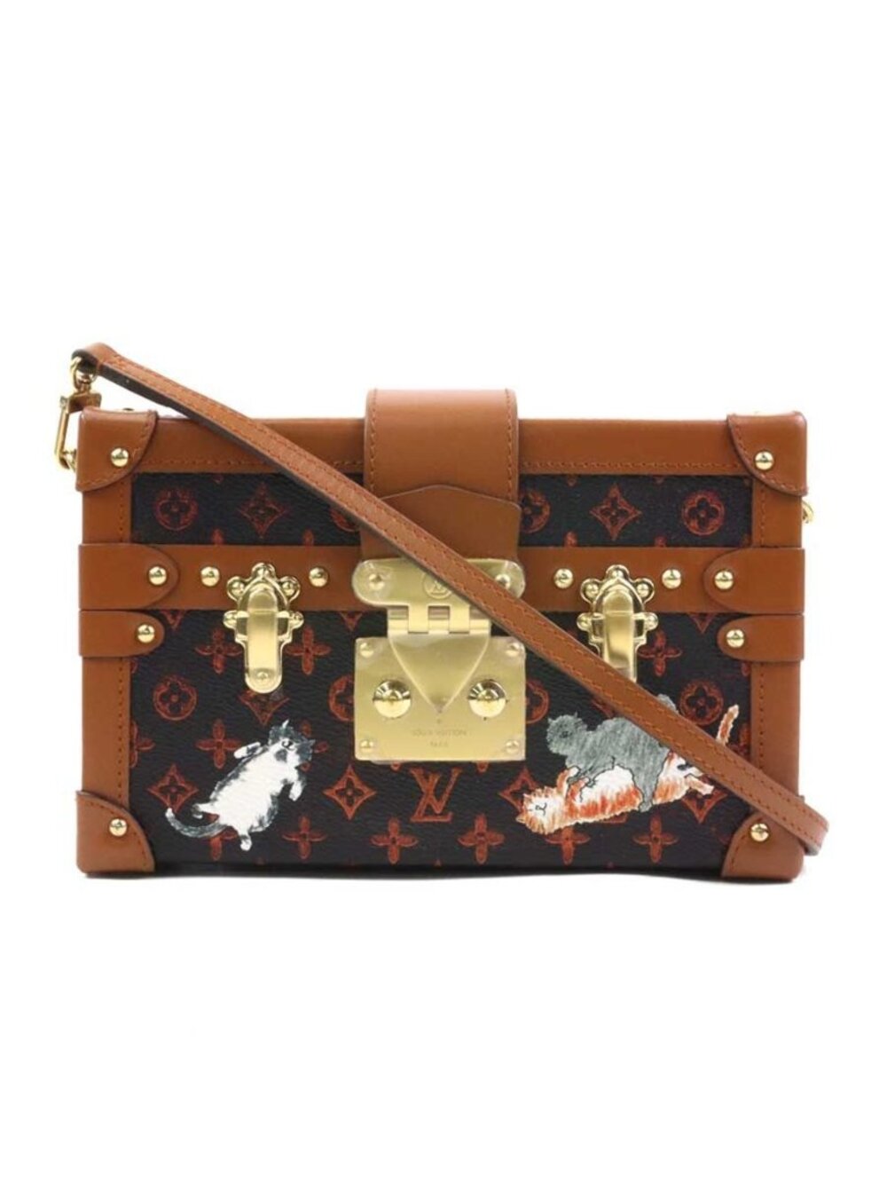 Louis Vuitton Shoulder Bag Cat Glam Petite Malle NM